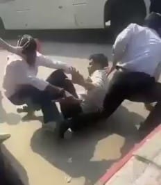 Fight between two groups of students, video goes viral