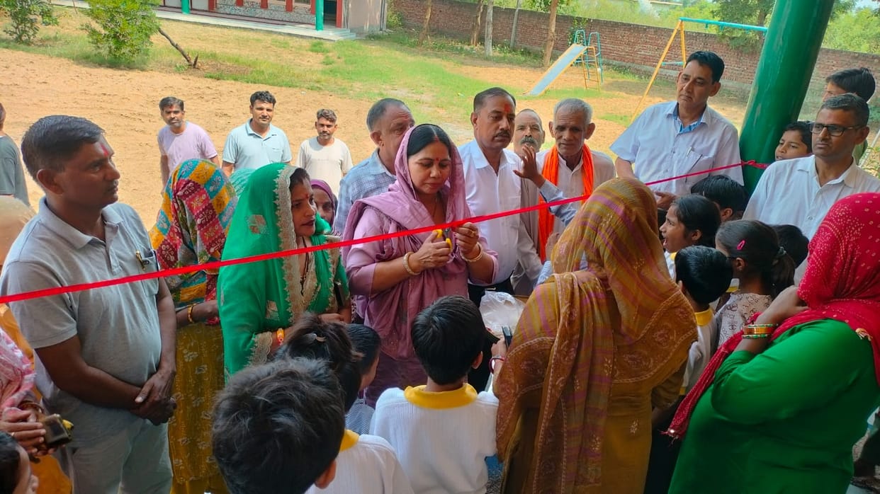 Inauguration of the new building of Tahna Dipalpur School