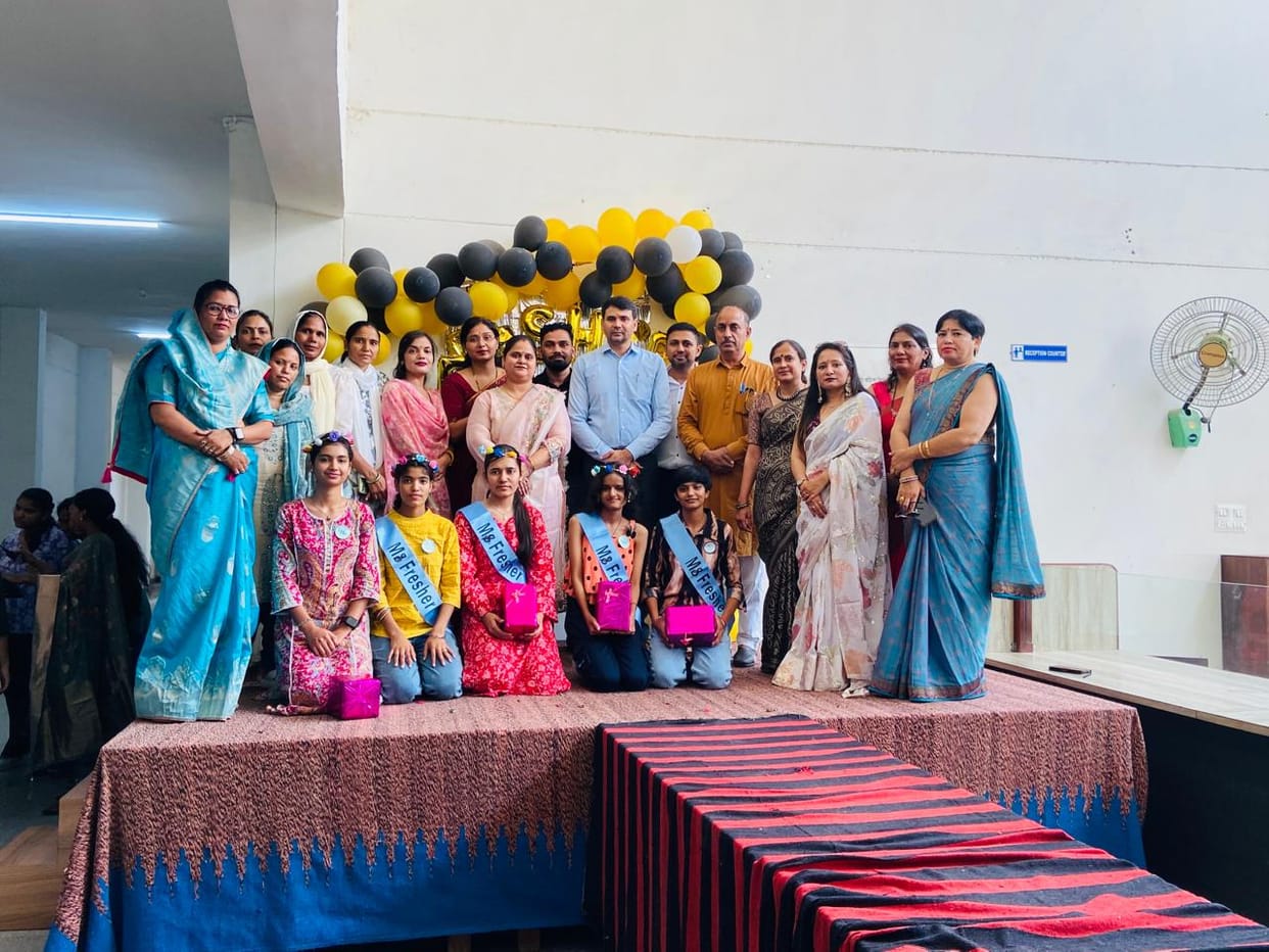 Five students named 'Miss Fresher' at the Women's Regional Centre's freshers' party.