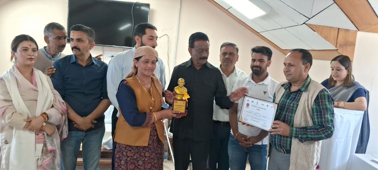 Representatives of TB-free panchayats honored in Kumarsain