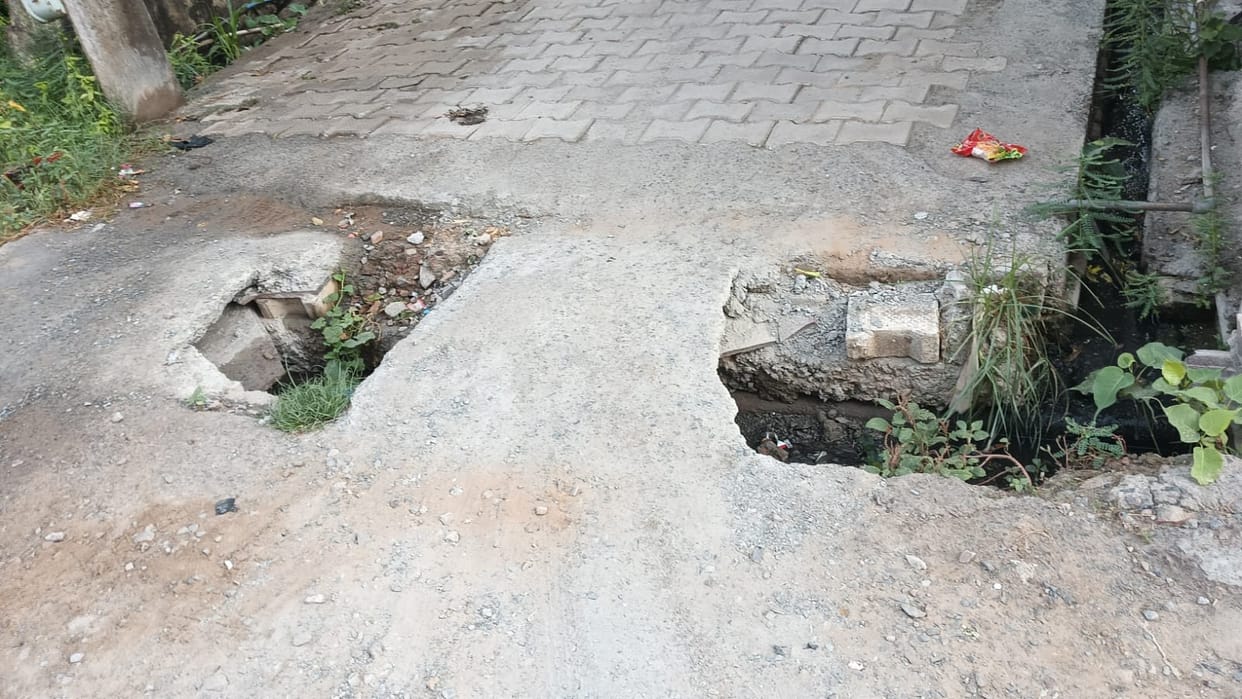 Culvert worth lakhs collapses within six months