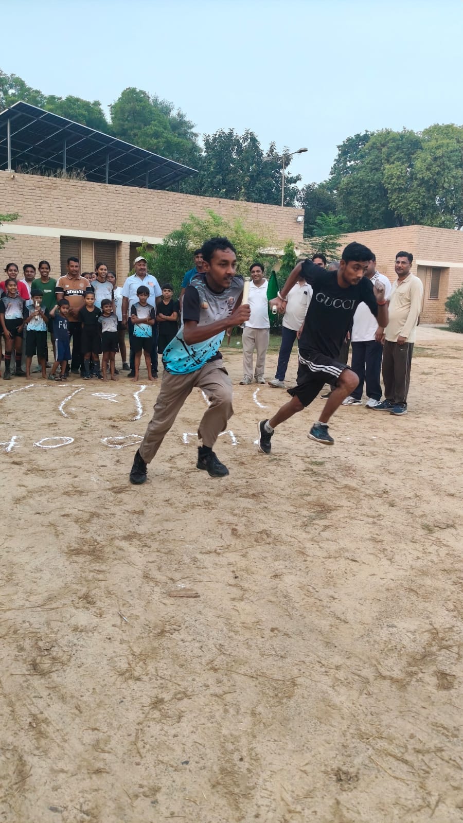 The team comprising Shanu, Gurjot, Pallavi Vikas, and Tamanna won the relay race