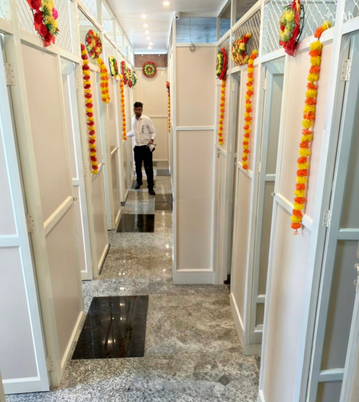 If the train is late, you can now find shelter in the AC dormitory.