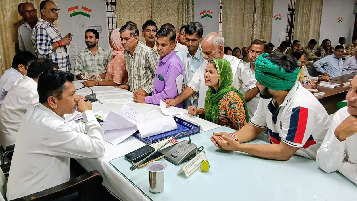 Grievance Redressal Day: SDM hears public grievances; only six out of 82 resolved.