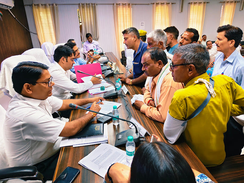 Five out of 76 cases resolved at the Grievance Redressal Day.