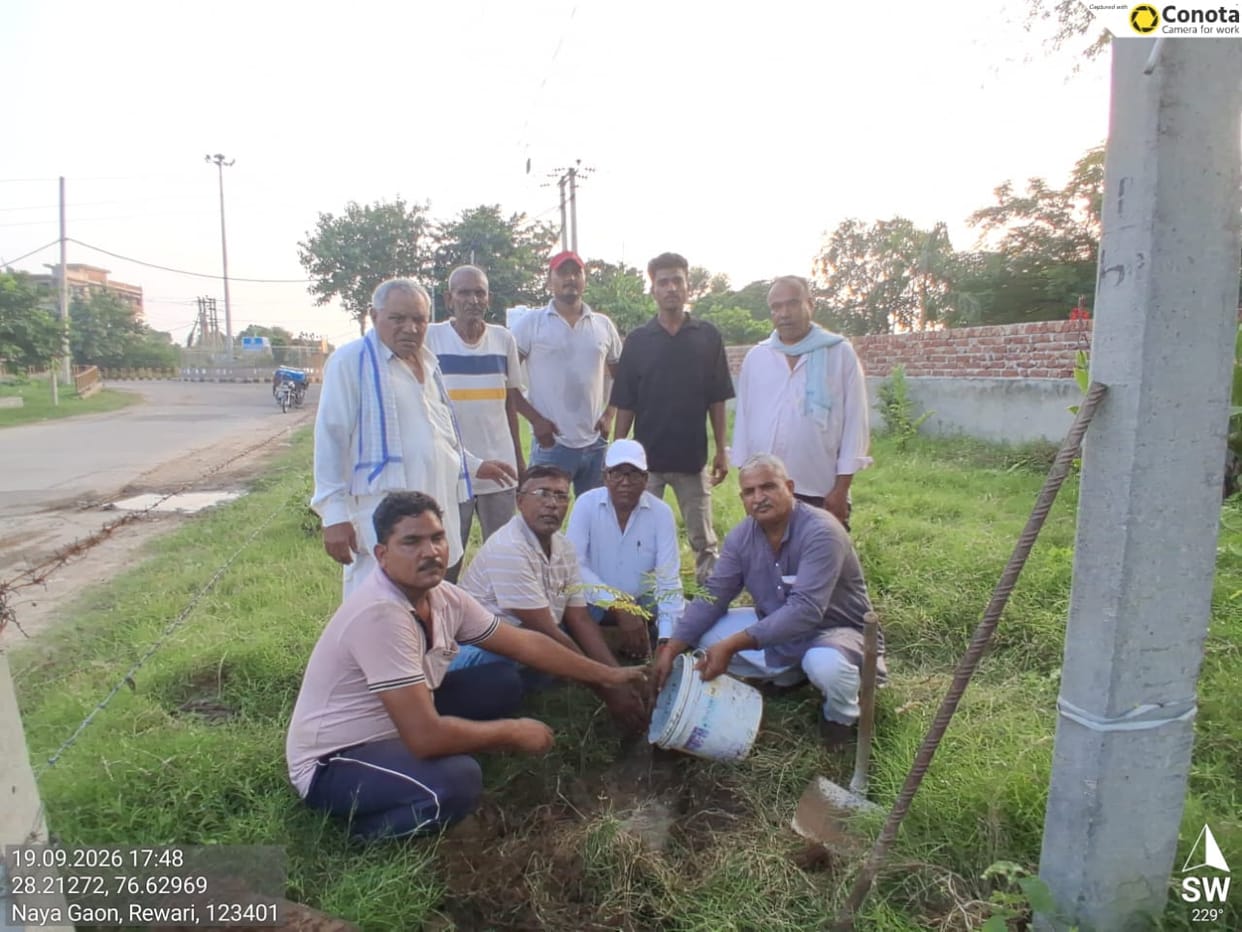 Pledged to protect the environment by planting trees.