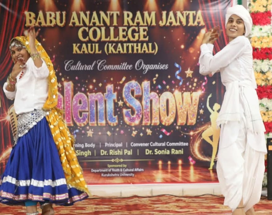 Nilakshi stood first in dance, and Janice stood first in solo acting.
