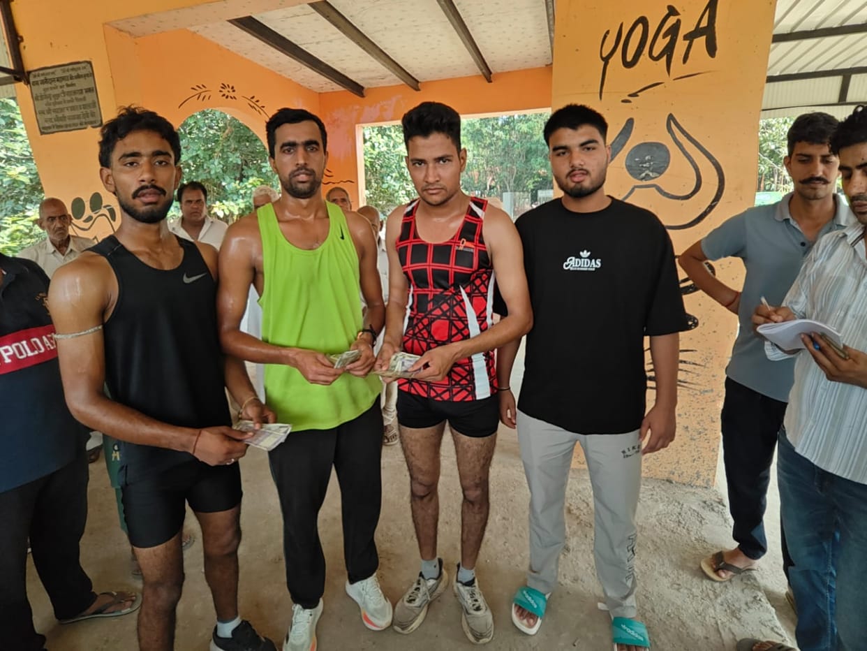 Rinku Jakhar finished first in the open 1500m race.