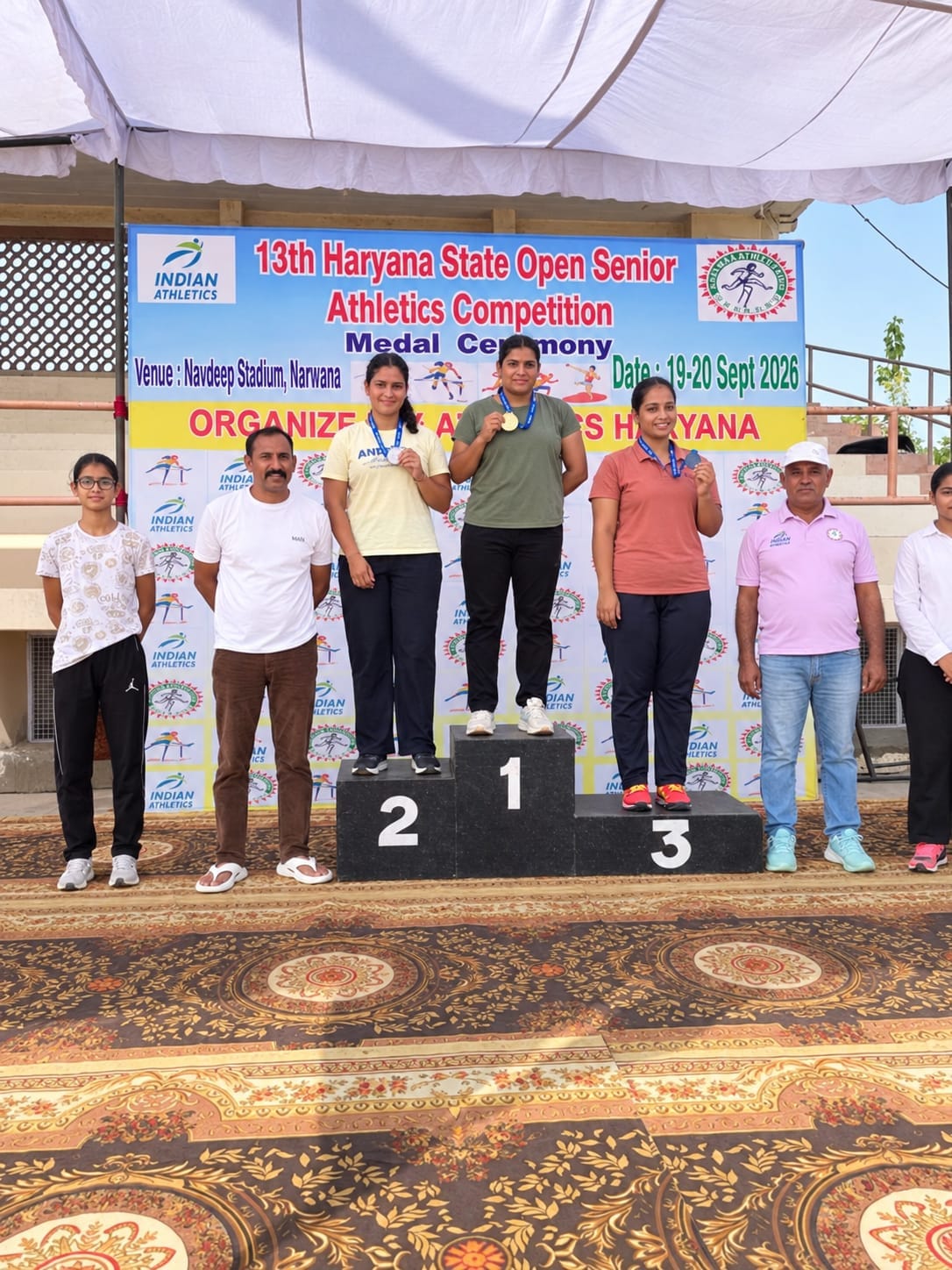 Athletes from Jhajjar won five medals at the state-level competition.
