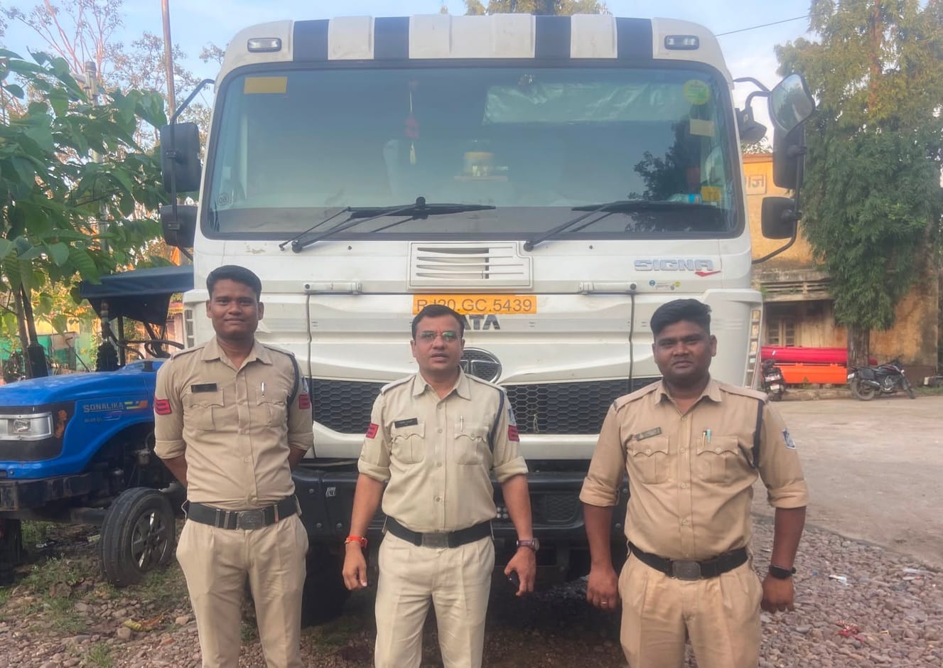 भैरुंदा पुलिस की ताबड़तोड़ कार्रवाई