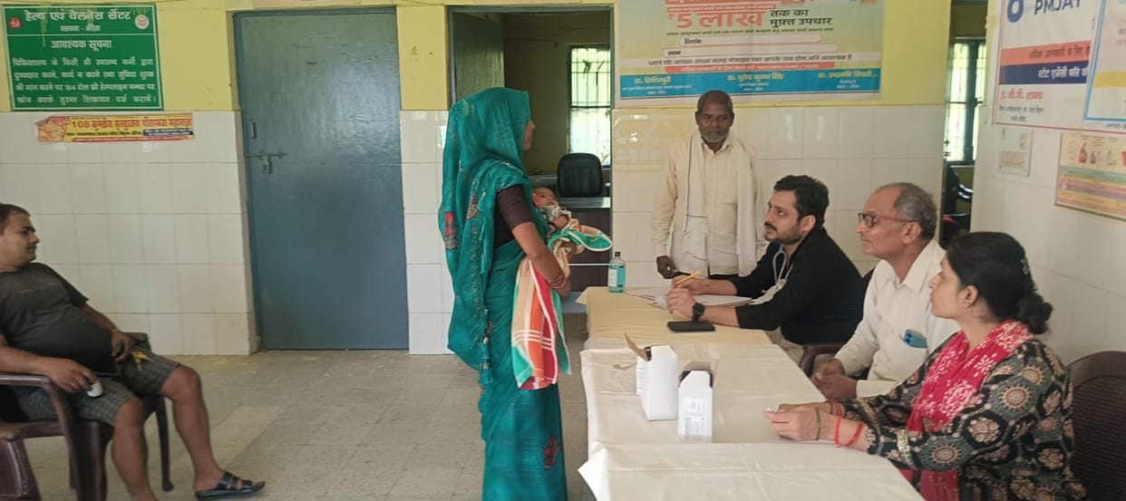 Medicines distributed at the Arogya Mela without examination.