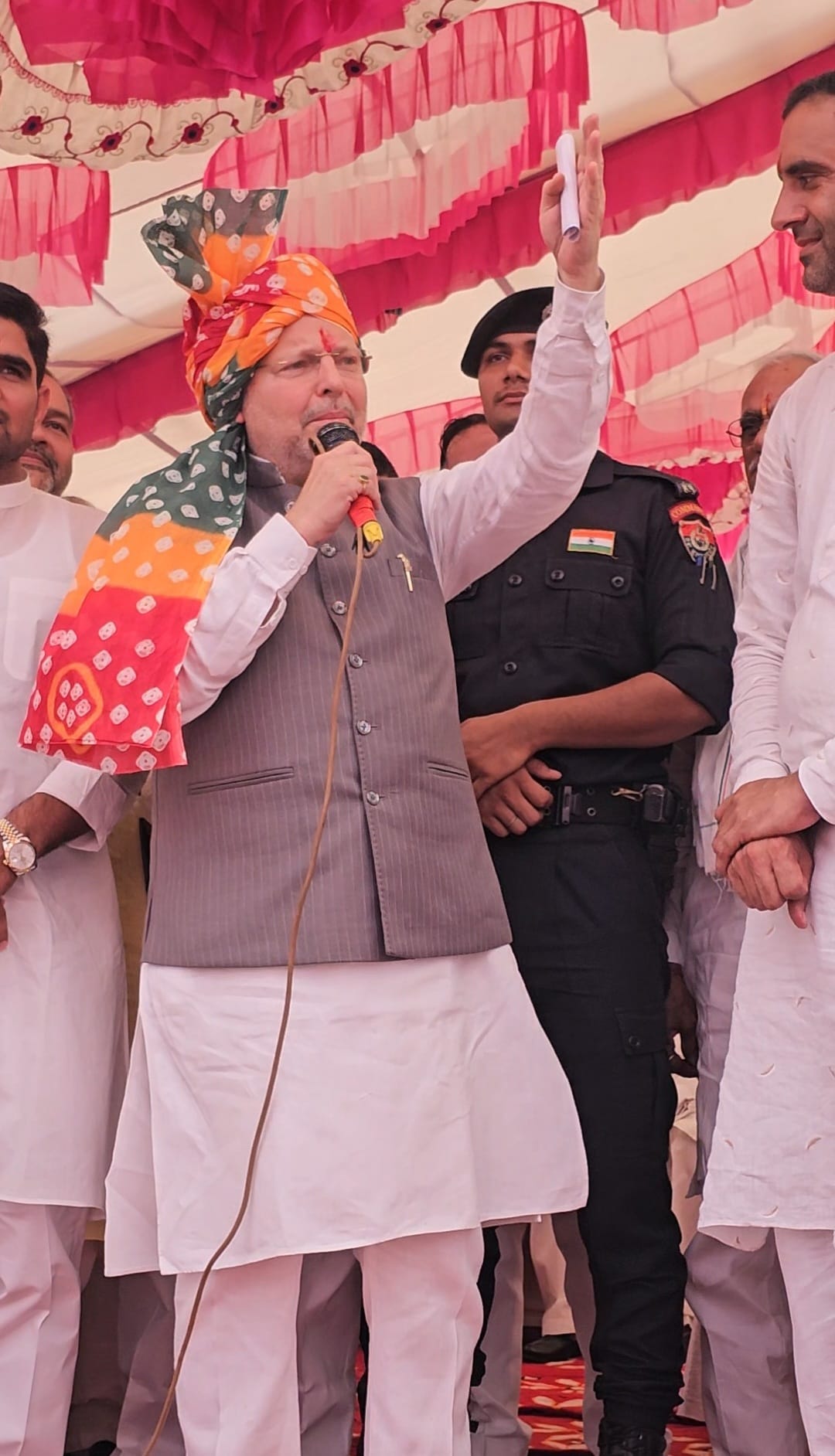 Laughter and applause echoed at the foundation-laying ceremony of the Dada Sarang Dev temple.