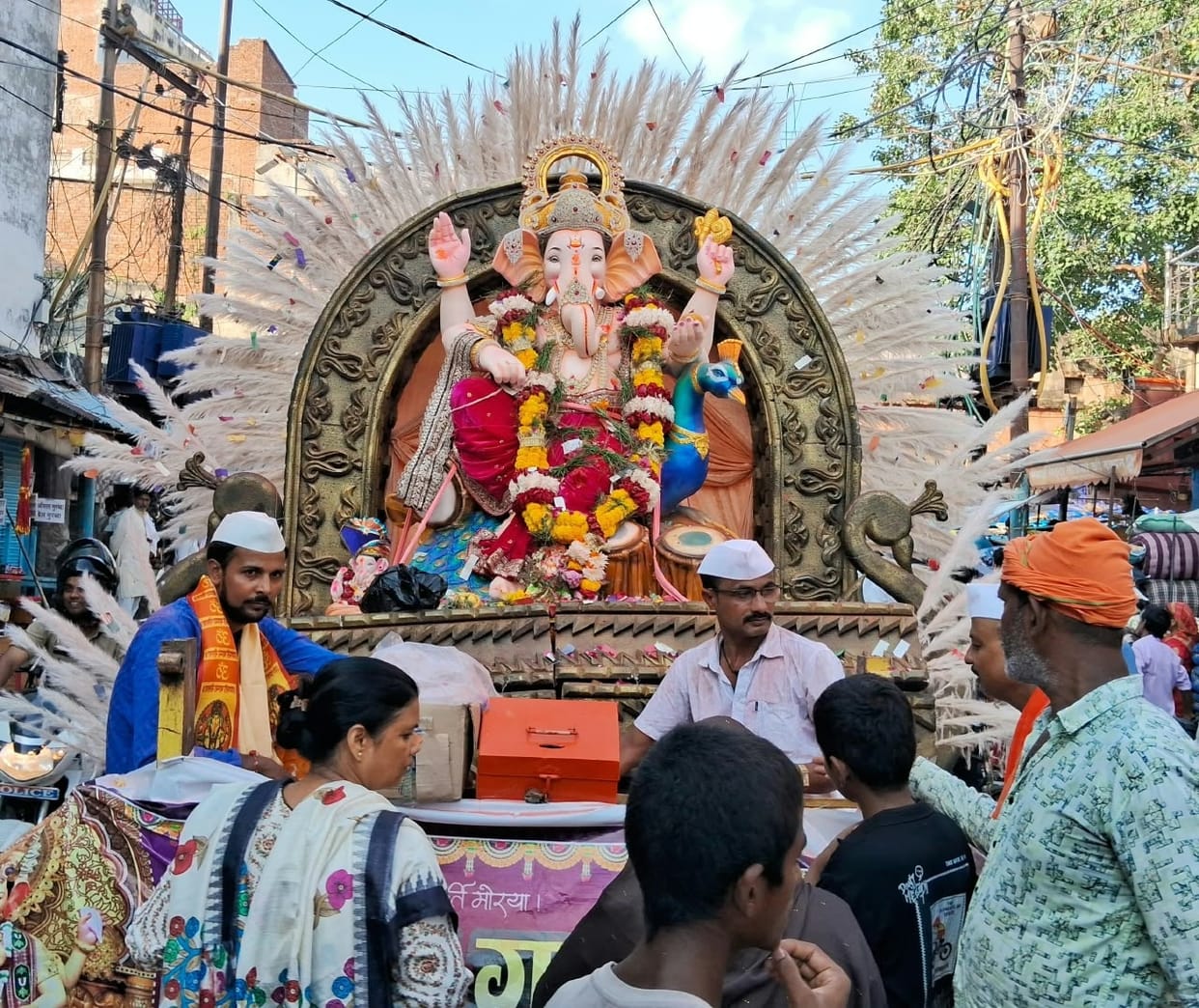 The city danced during Ganpati's farewell; Radha and Krishna danced, and Shiva performed the Tandav.
