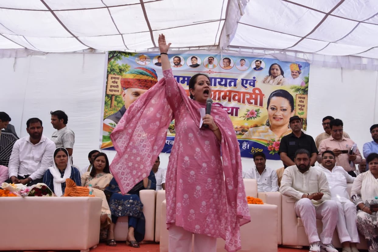 Health Minister Aarti Rao gifts development projects worth crores to Rewari.
