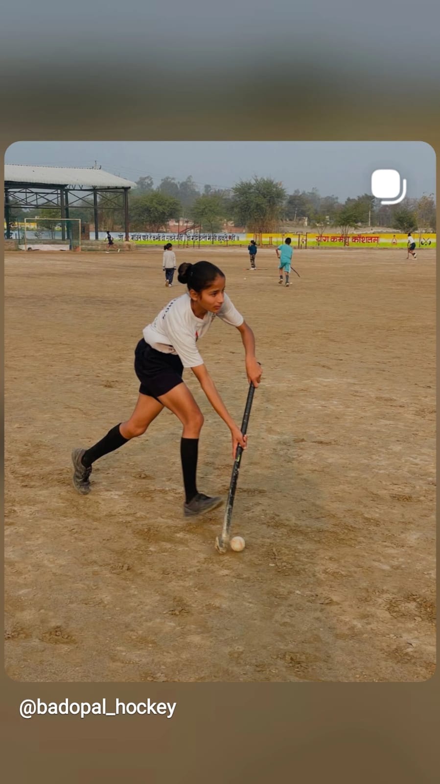 Ritu wove a dream of hockey, spanning everything from the scent of the earth to the sheen of the field