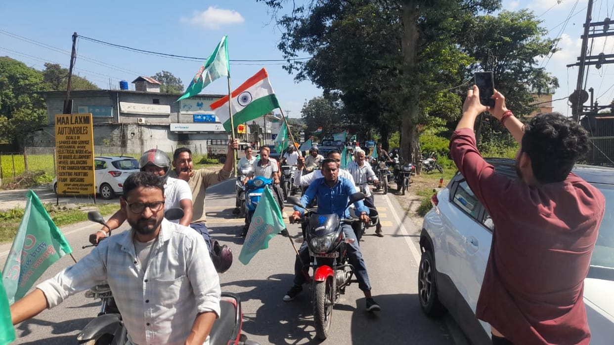 The OBC community held a rally and demanded 27 percent reservation.