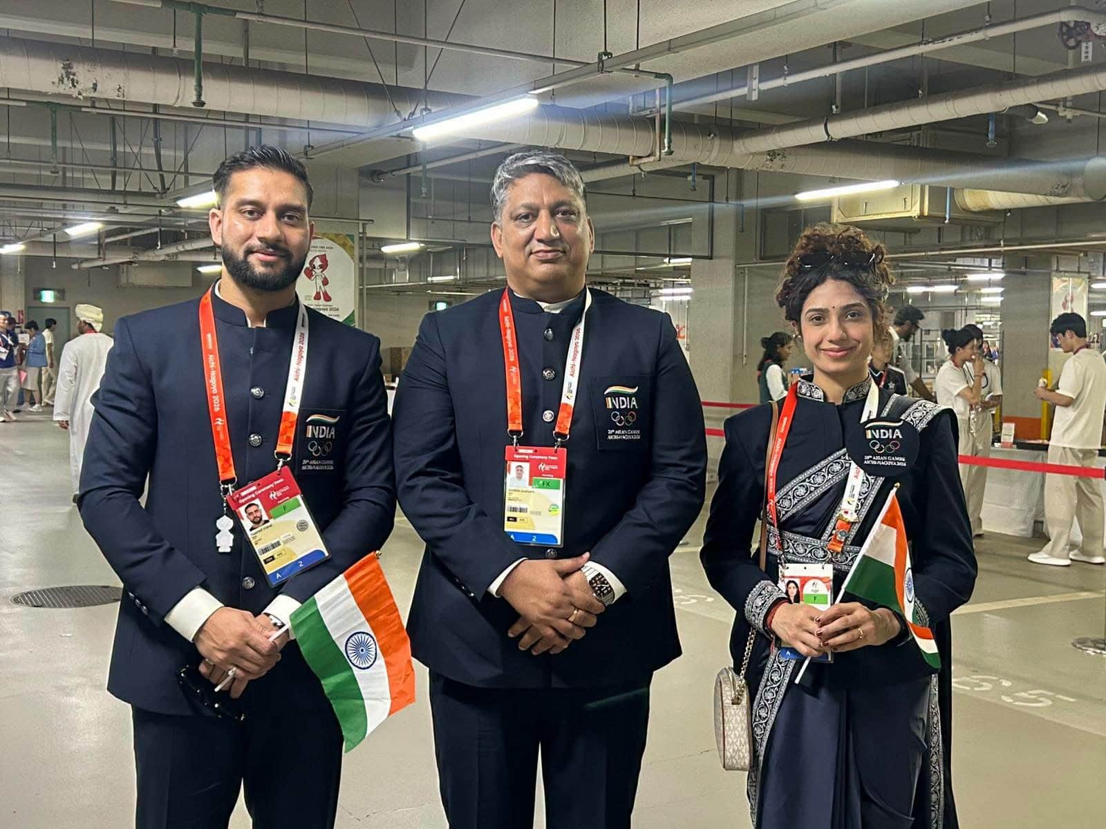 नागोया जापान में एशियाई खेल में पीएमसी ,एसएसपी दुष्यंत शर्मा जम्मू-कश्मीर के फेंसिंग खिलाड़ी श्