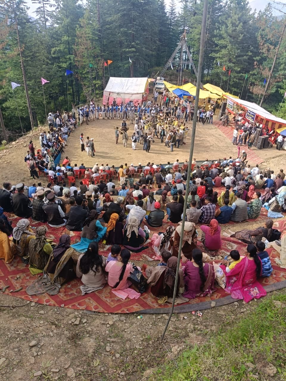 Thoda game enthralled the audience at the Devthidhar fair
