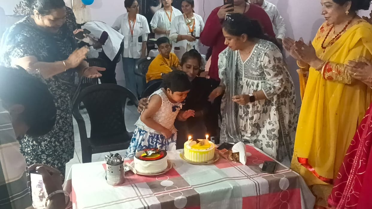 An organization working to make differently-abled children self-reliant