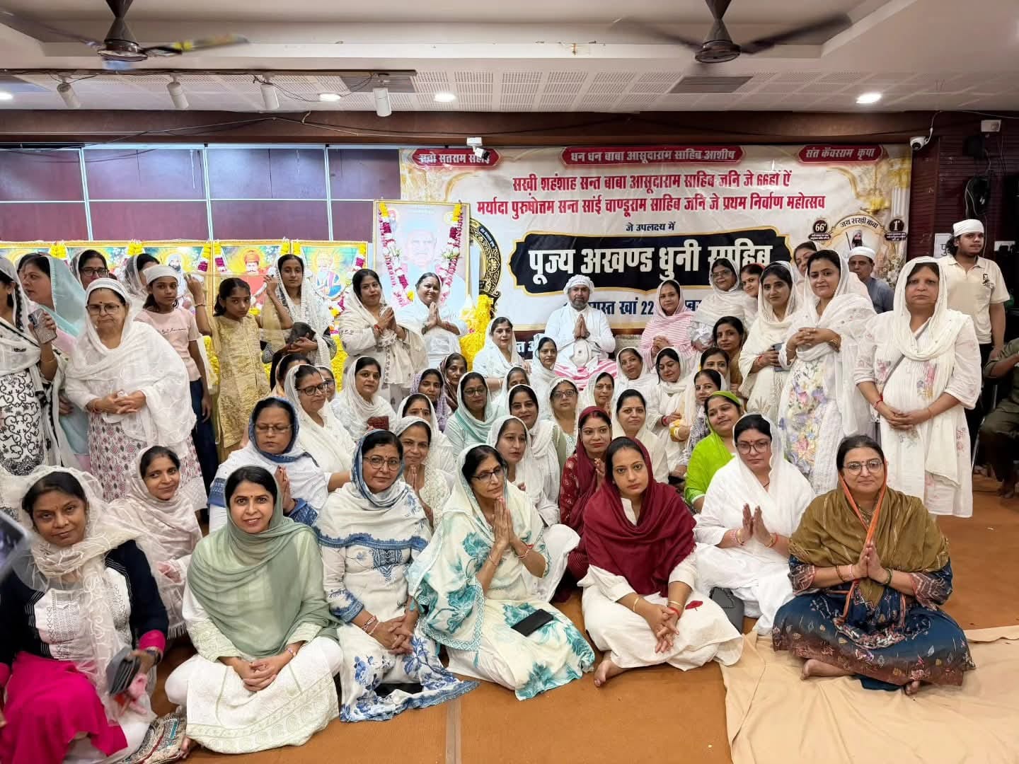 वीआईपी रोड स्थित शिव शांति संत आसूदाराम मंदिर में सखी चालिहा महोत्सव।