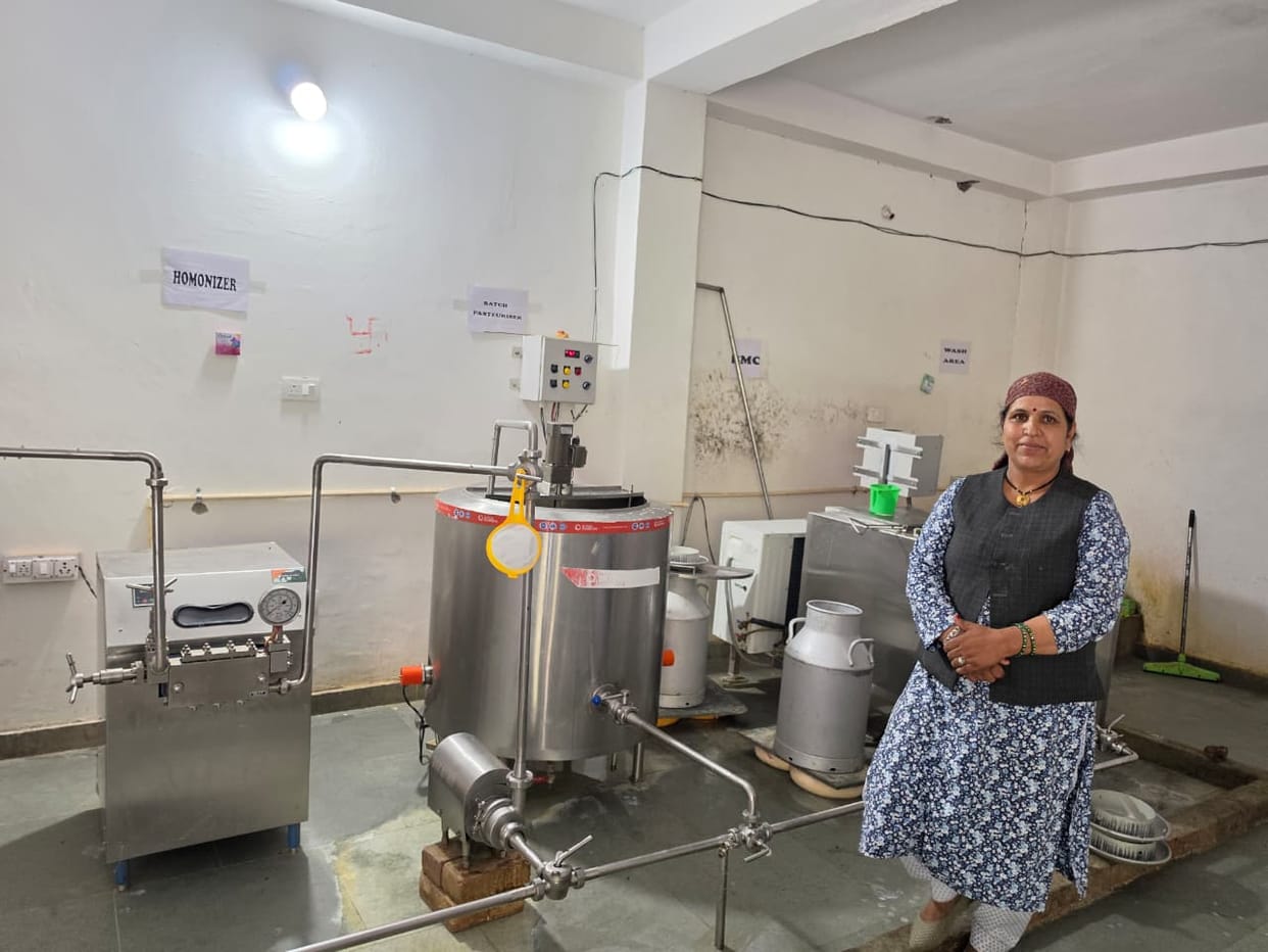 Kavita Sharma from Chhohara has established a successful dairy enterprise