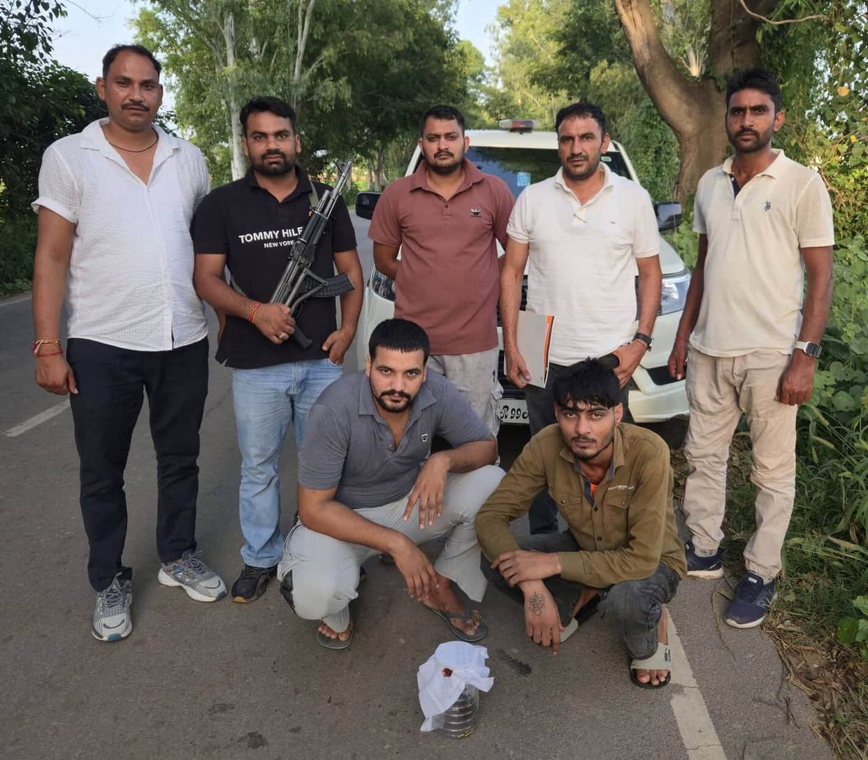 Two illegal pistols and eight cartridges recovered from two youths