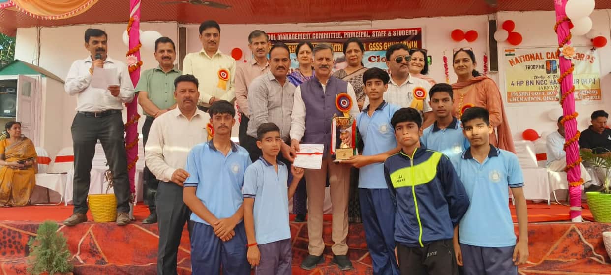 Bilaspur defeated Ghumarwin to clinch the hockey trophy.