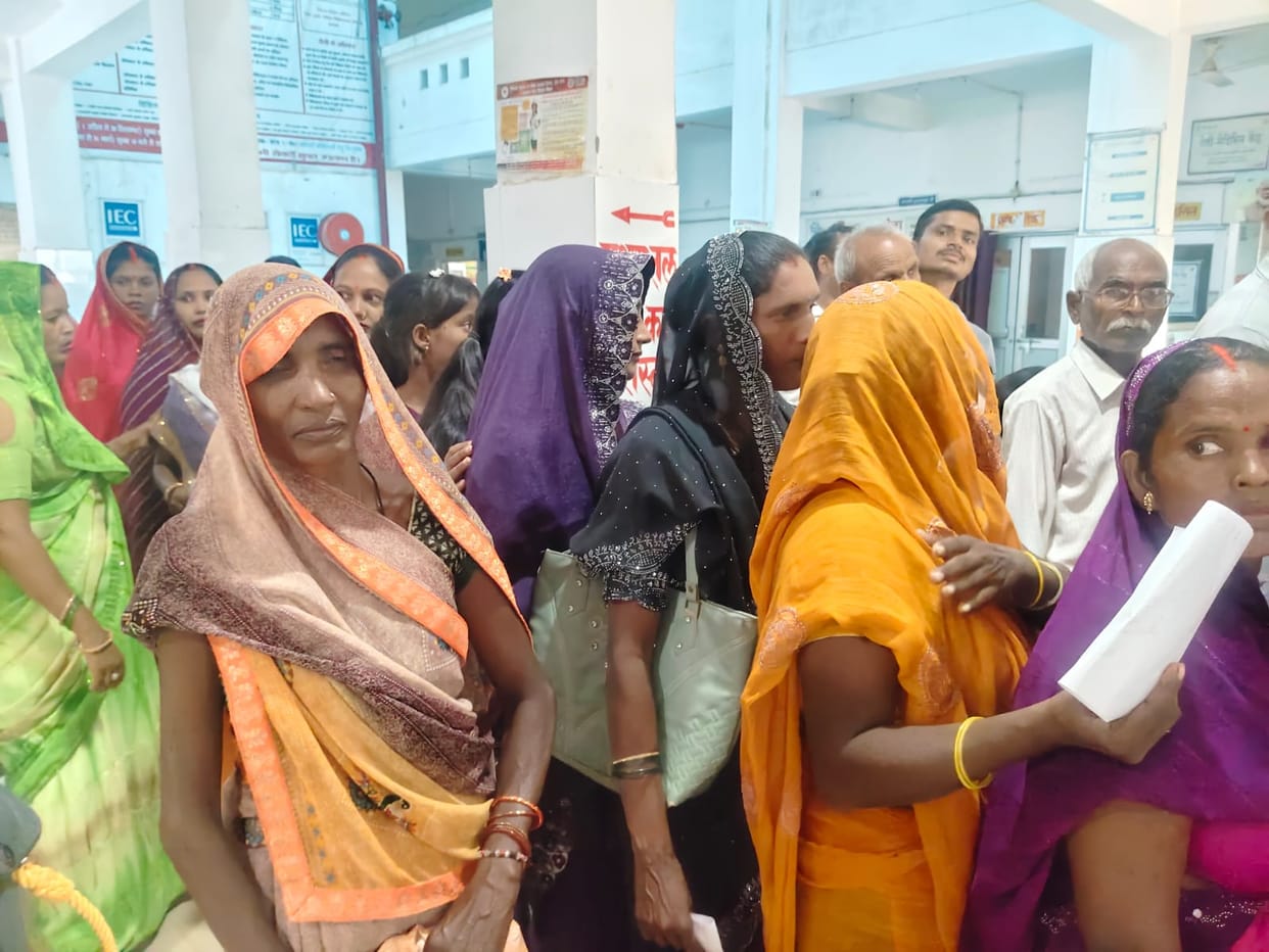 Crowd surges at CHC; 620 patients visit OPD.