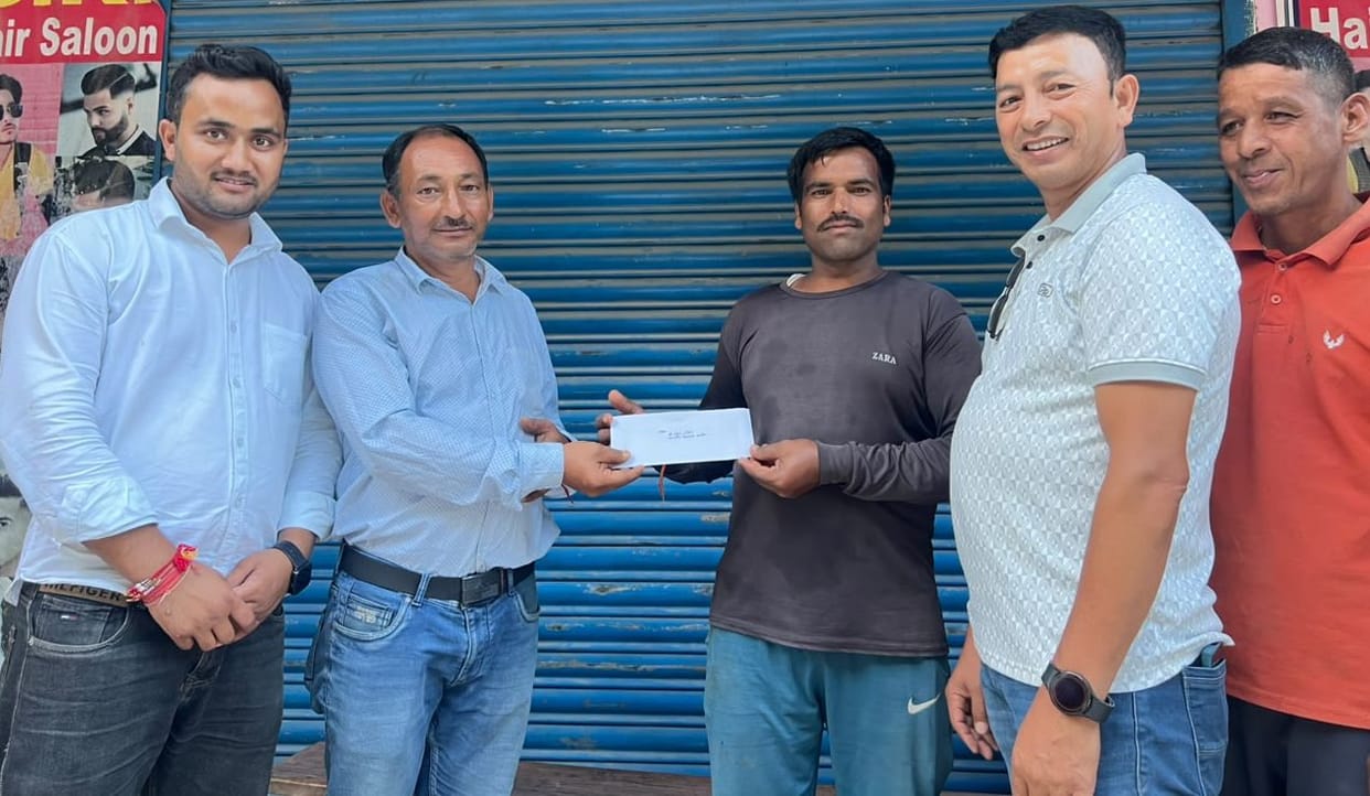 Rental accommodation arranged in Nachni for disaster-affected families from Kainchua; financial assistance received through private efforts.