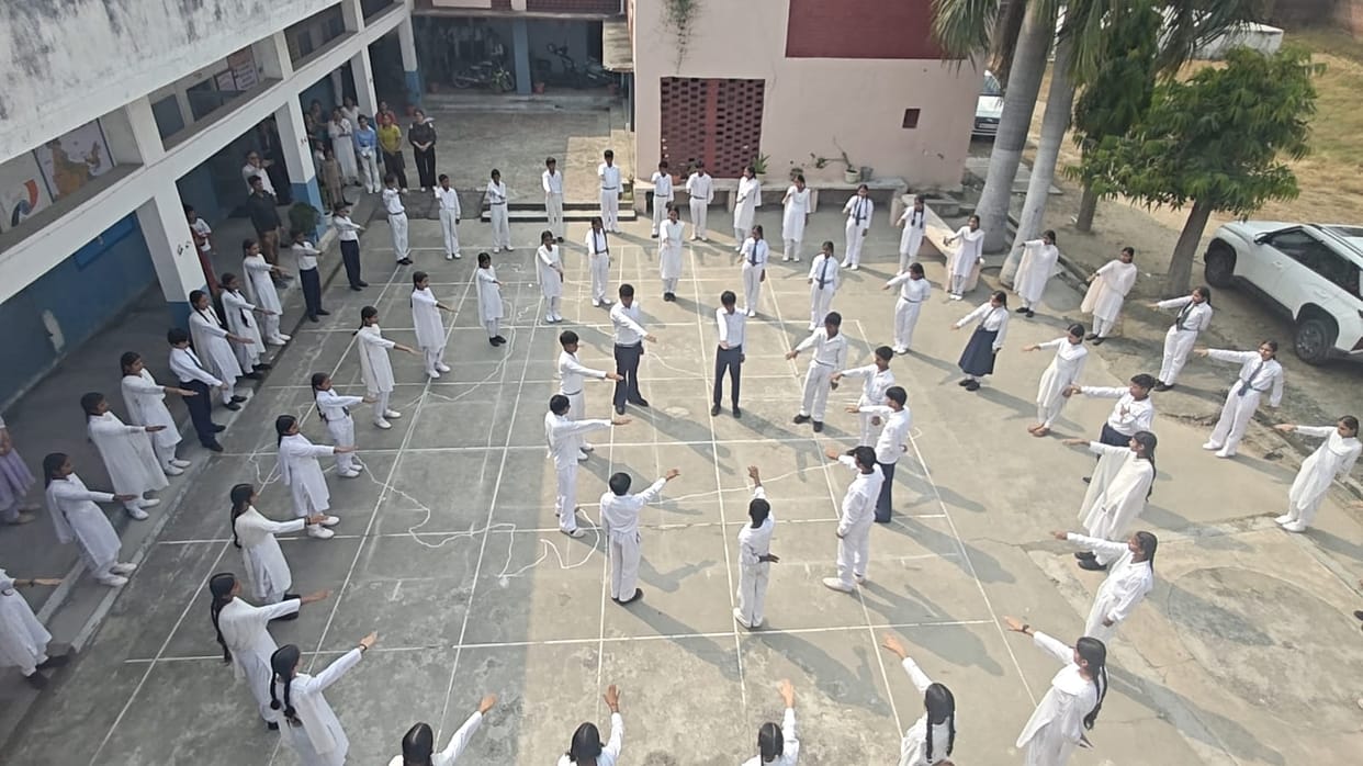 Students pledged to create a drug-free India