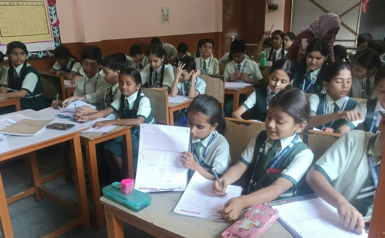 Children displayed their talent in general knowledge at the National Olympiad.