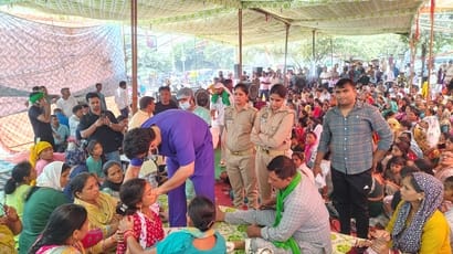 Health check-up of people on a hunger strike
