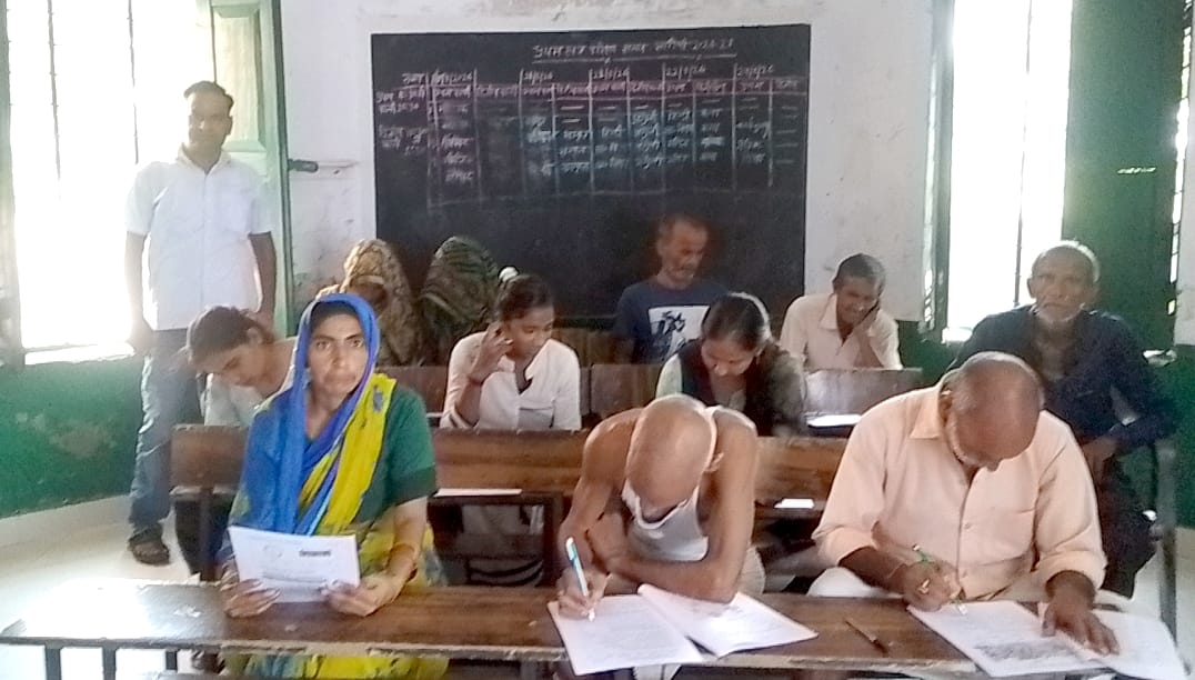 5,222 learners took the exam under the Navbharat Literacy Mission