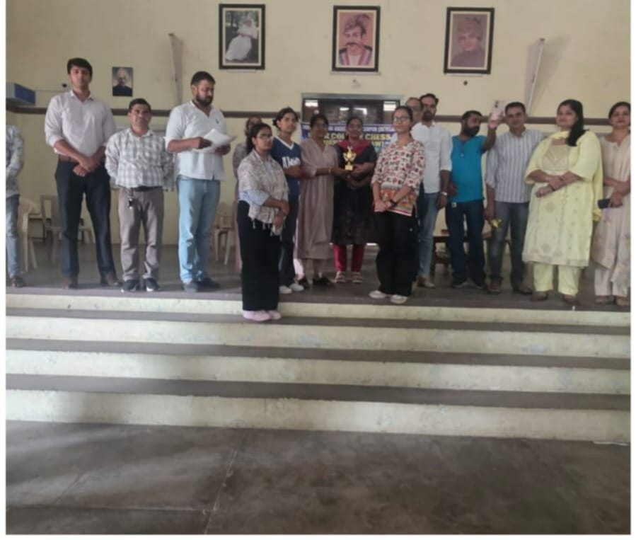 KLP College secured the first position in the inter-college chess competition.