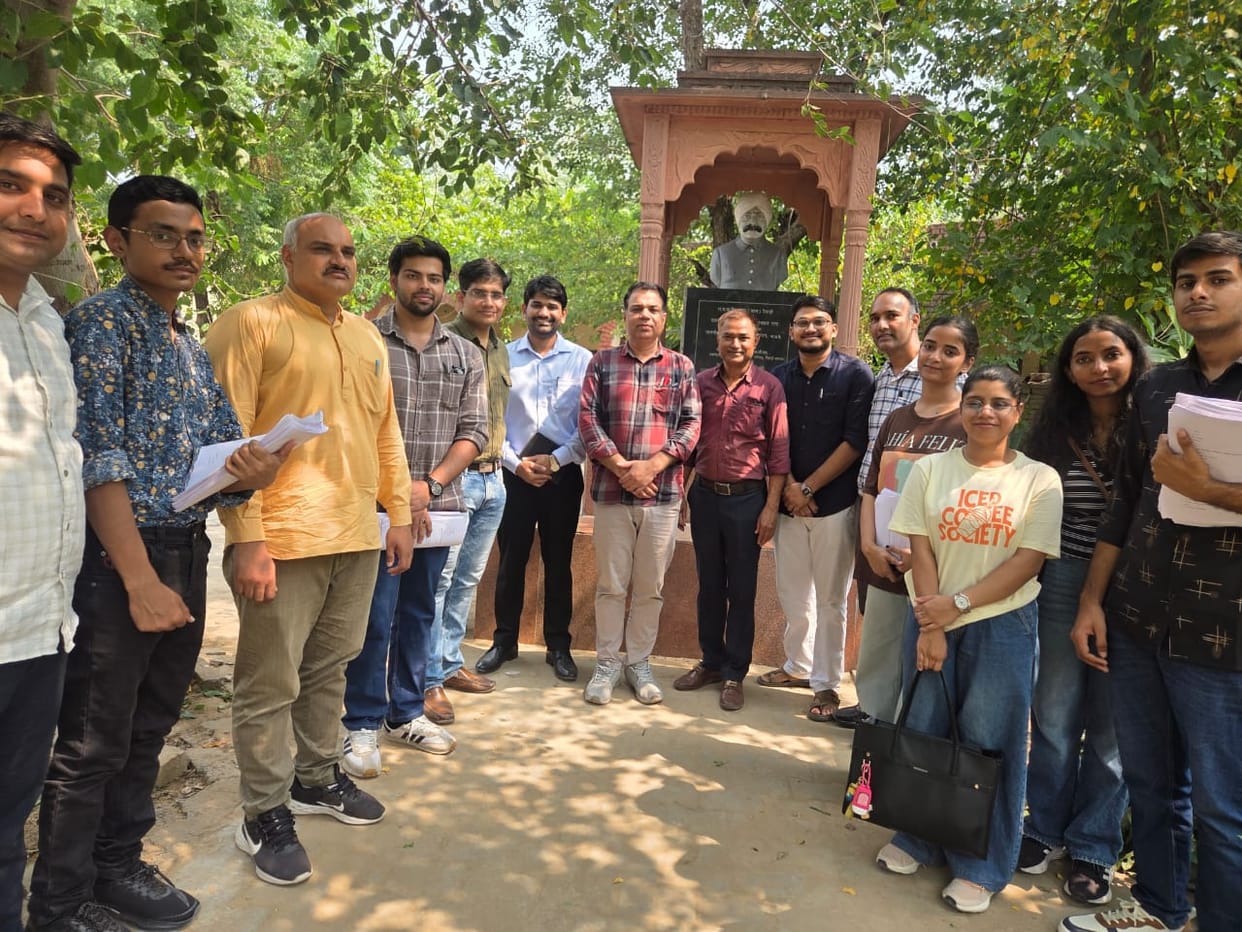 IIM Rohtak students visited under the Rural Engagement