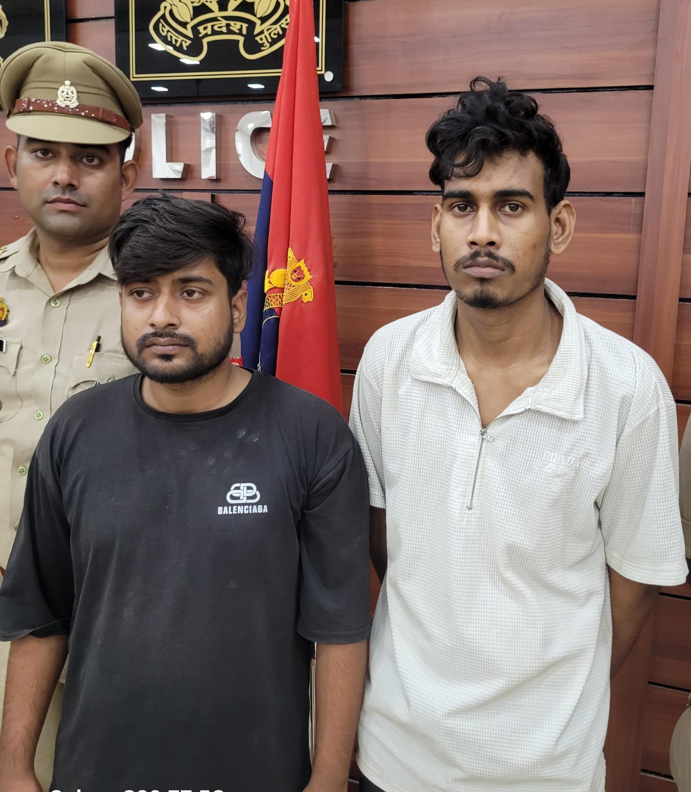 साइबर ठगी के गिरफ्तार आरोपी।