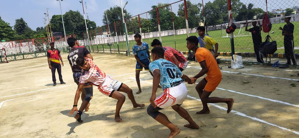 10 junior kabaddi players selected for divisional-level trials.