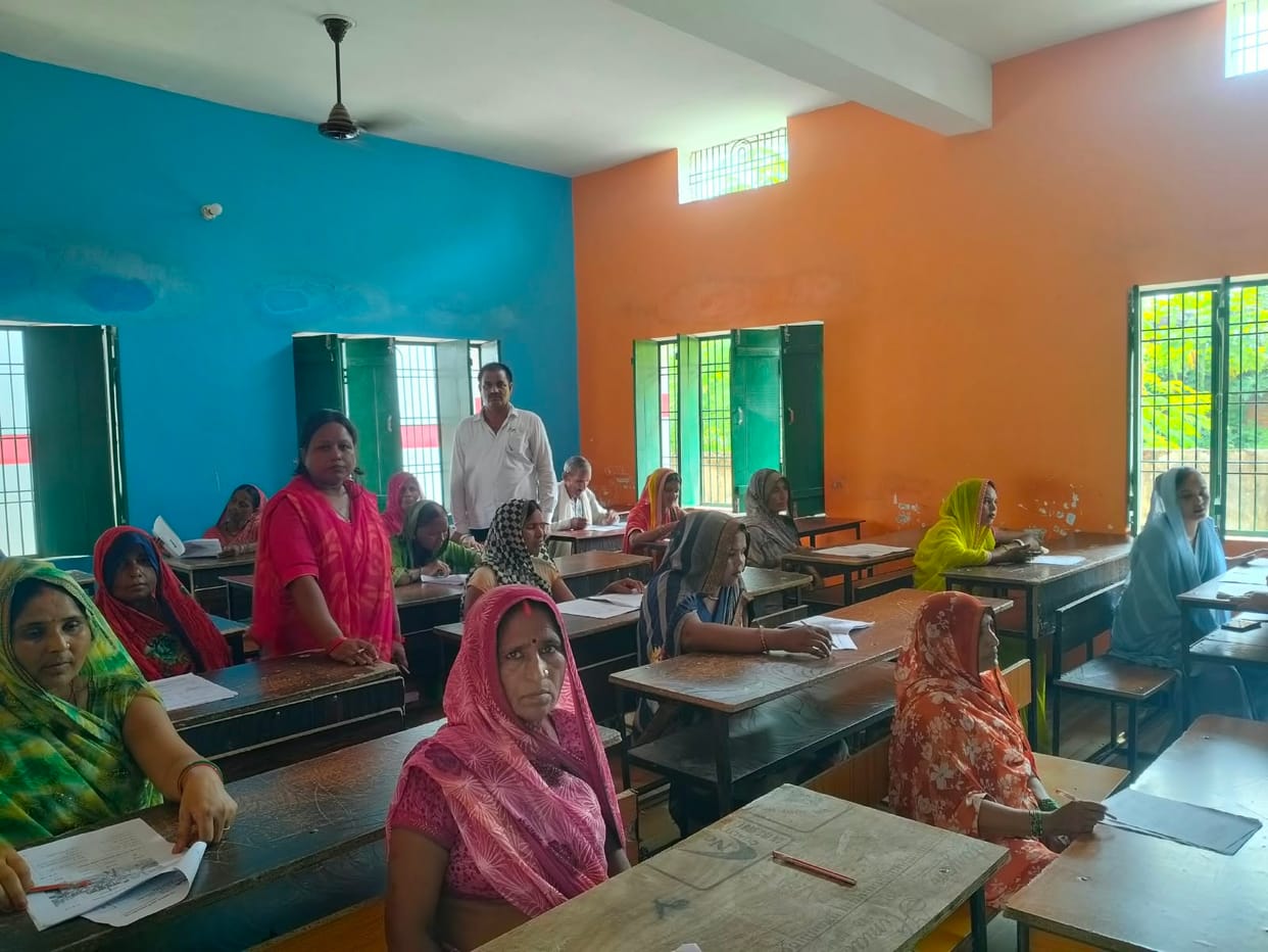 Out of 3,025 newly literate individuals, 2,853 took the exam.