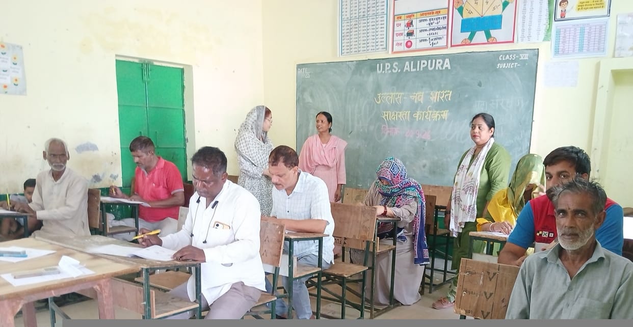 Literacy test conducted in 195 council schools of the district.