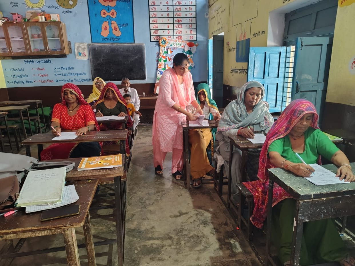 2,063 candidates took the literacy exam at 130 centers.