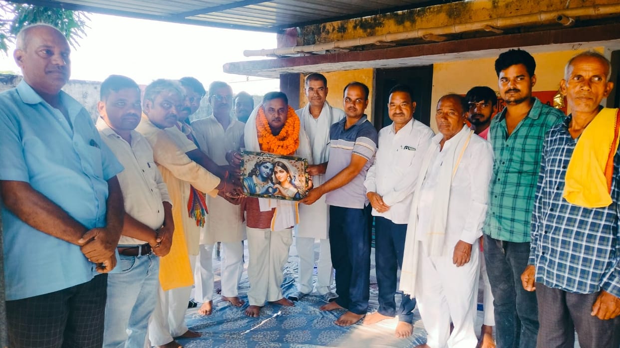 BJP Regional General Secretary welcomed at various places.