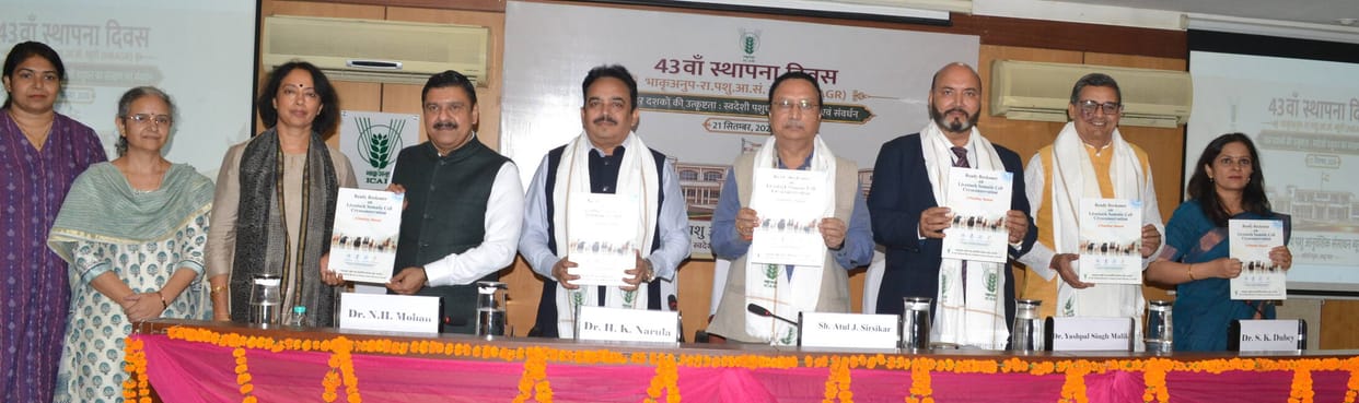 Plan to be formulated to promote the conservation of indigenous livestock breeds; six progressive farmers honored.