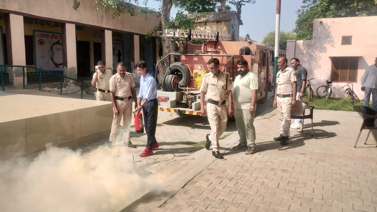 Mock drills conducted in schools under the 'Seva Sankalp Abhiyan'
