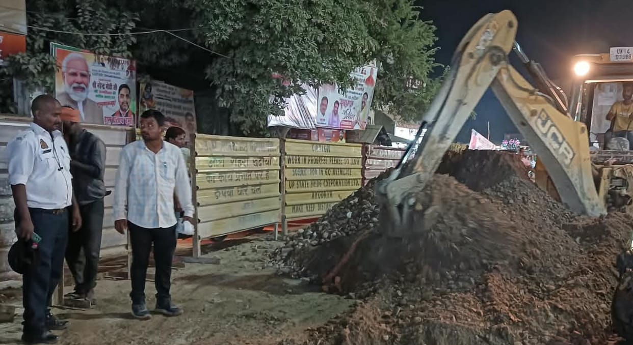 Process of removing encroachments accelerated alongside overbridge construction; notices issued to 55 encroachers