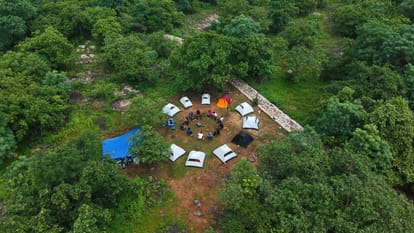 गंगरेल के द्वीप पर शुरू हुआ आइलैंड कैंपसाइट