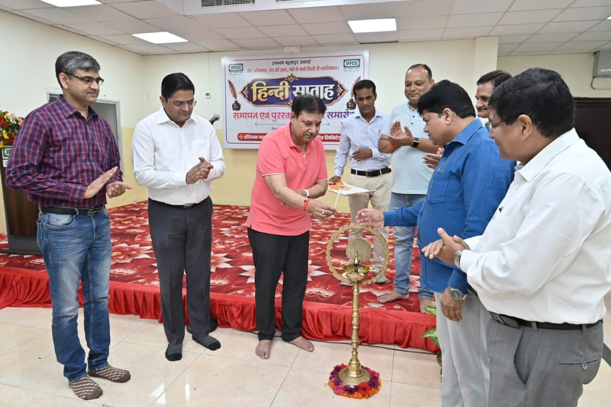 Enthusiasm visible among everyone from children to employees during Hindi Week