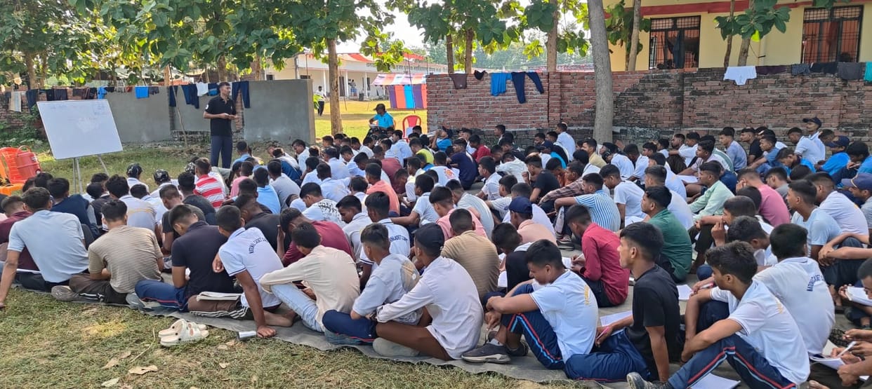 NCC cadets taught lessons on disaster management.