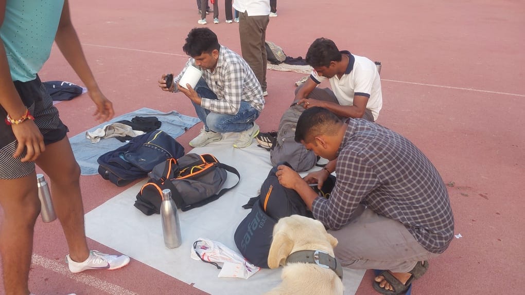 Banned injections seized from four individuals at Karn Stadium.