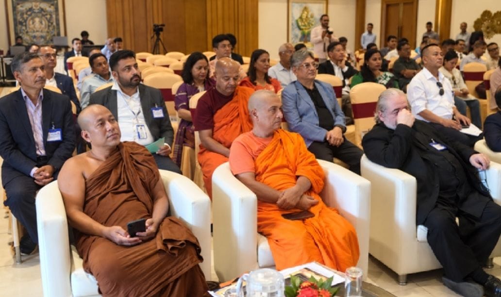 लुंबिनी में शुरू हुए 17वें विश्व शांति मंच कार्यक्रम में उपस्थित प्रतिनिधि। स्रोत सोशल मीडिया