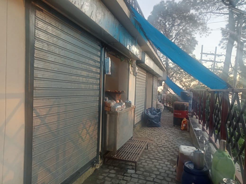 नगर निगम धर्मशाला के तहत आई गांधी वाटिका में निर्मित स्ट्रीट वेंडिंग जोन में कारोबारी गतिविधिया